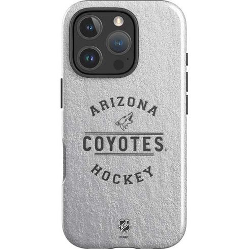 NHL Arizona Coyotes Black Text iPhone 16 Pro Impact Case